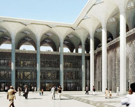 The Mosque of AlgiersAlgeria, Algiers



KSP Jürgen Engel Architekten

At 1.4 million square feet, the Mosque of Algiers will be the world’s third-largest mosque when it is completed.