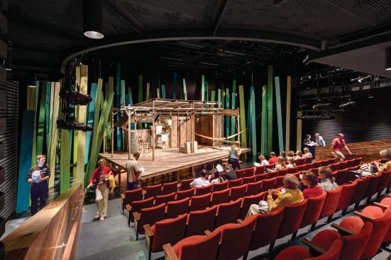 Black box theater.