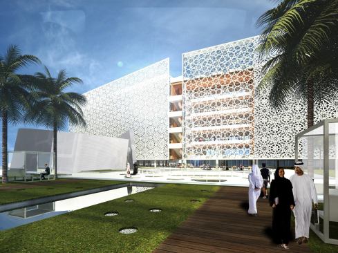 Womens Hospital view from commons