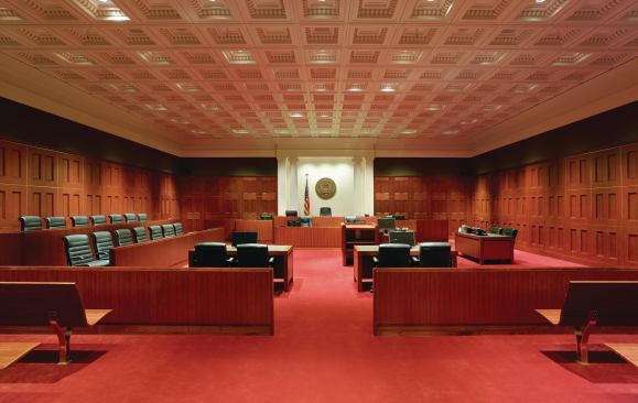 While the building houses tenant spaces for several federal agencies, the second floor’s eastern wing is largely filled with courtrooms.