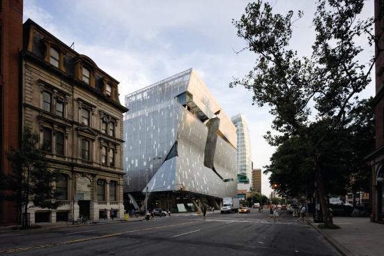 Culver City, Calif.–based Morphosis Architects designed this academic building for the Cooper Union for the Advancement of Science and Art.