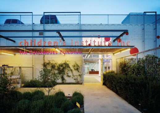 The institute features counseling services and a community center. 