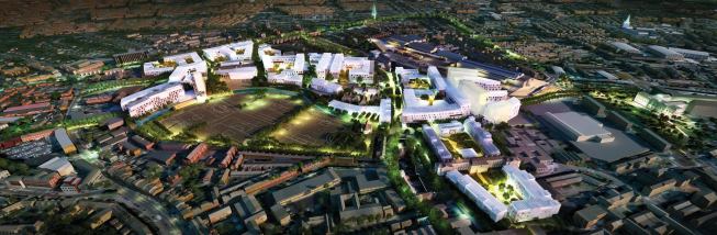 Moore Ruble Yudell Architects & Planners (MRY) and DMOD Architects collaborated on this master plan for a northern suburb of Dublin. 