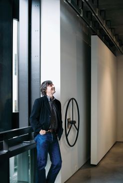 Art Stable's architect, Tom Kundig, FAIA, shown inside one of the units.