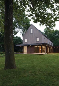 The home's exterior.