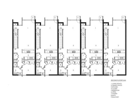 Second-floor plan.