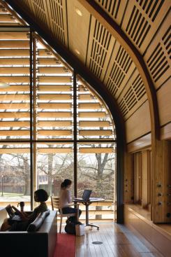 Third-floor environmental resource center, Kroon Hall