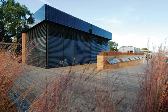 The North House Project on display at the 2009 U.S. Department of Energy Solar Decathlon in Washington, D.C.