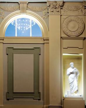 This also provided an opportunity to add an aesthetic lighting element via the statuary lighting.