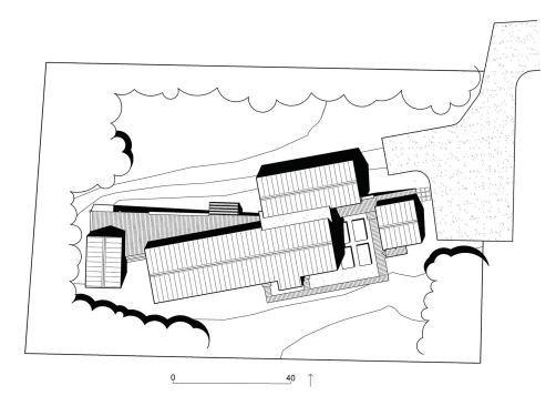 The home's site plan.