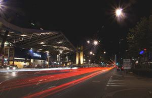 Tilburg's Cityring project and new streetlights with integrated fittings for signage elements.