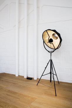 Pallucco's reissue of the Fortuny Giudecca 805 floor lamp.