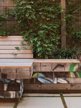 Otto Architects designed the 12-by-17-foot Urban Garden in Philadelphia's Northern Liberties neighborhood. The project's builder was Buckminster Green.