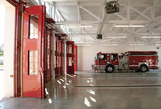 Interior image of Firehouse No. 1.