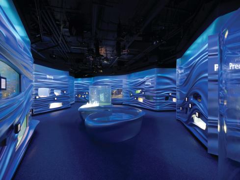 BEST MUSEUM AV PROJECTCalifornia Academy of Sciences, San FranciscoAV Consultant: Visual Acuity Limited, Brighton, U.K.
AV Integrator: Sky-Skan, Nashua, N.H.
Architect: Renzo Piano Building Workshop, Genova, Italy, in association with Stantec, San Francisco
Design consultant: Thinc Design, New York