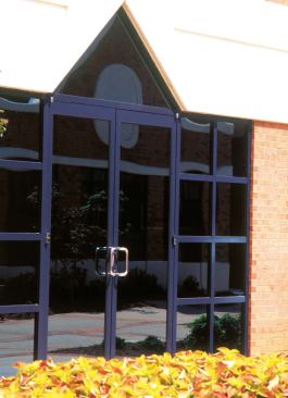 Insulclad Doors Kawneerwww.kawneer.comDoors are 2 1/4 inches thick with options for different stile, top, and bottom rail widths depending on the series. Each door has an extruded PVC thermal break and features dual-moment welded corners. Hardware options include surface-mounted or concealed closers, offset pivots, butt hinges, or continuous gear hinges, as well as a variety of push and pull bars. Seven anodized finishes are available, as is paint in standard or custom colors.