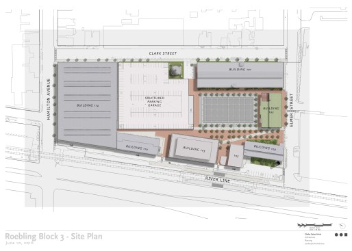 Roebling Center site plan