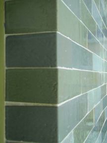 Trikeenan  One of the masters of handmade artisan tile, the manufacturer recently released Boneyard Brick. Made from reclaimed materials, the glazed thin-brick products are suitable for interior and exterior applications and come in 15 colors and three sizes. 
www.trikeenan.com.