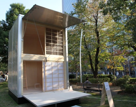 "Truck Hut", image via Design Boom