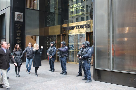 Trump Tower in New York City in January