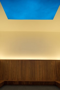 Installation view of James Turrell, Meeting, 1980-86/2016, at MoMA PS1. The Museum of Modern Art, New York. Gift of Mark and Lauren Booth in honor of the 40th anniversary of MoMA PS1.
