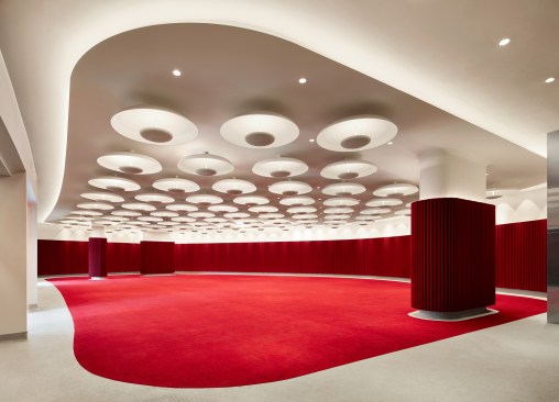 The 1962 Room, an events space that was previously a baggage claim area