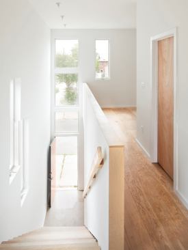 Typical stair to second level