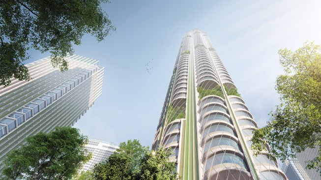 SOM's Urban Sequoia project.