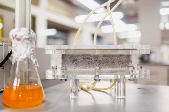 Bio-brick made with human urine
