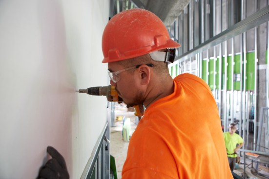 Installing abuse- and impact-resistant wallboard in high traffic areas and facilities prone to damage can reduce repairs due to surface abrasions and indentations.