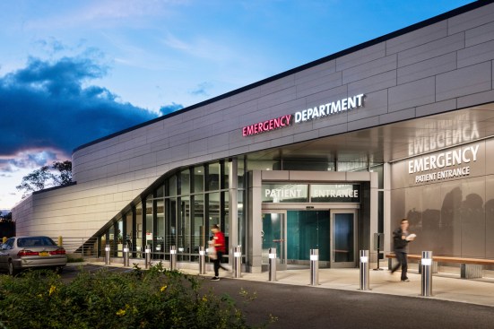 The Huntington Hospital Emergency Department in Huntington, N.Y., is LEED Gold-certified.
