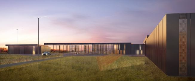 Vehicle check point from the south