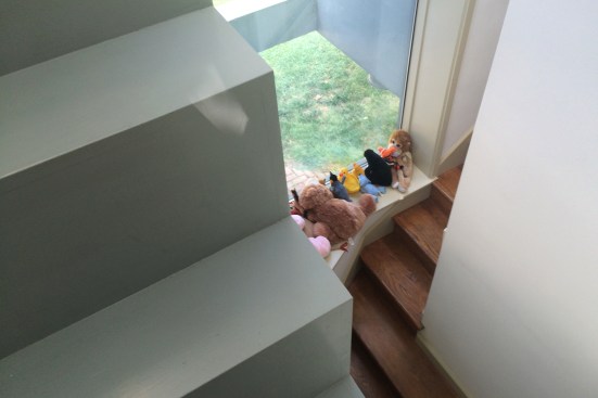 View down the stairwell from the staircase to nowhere
