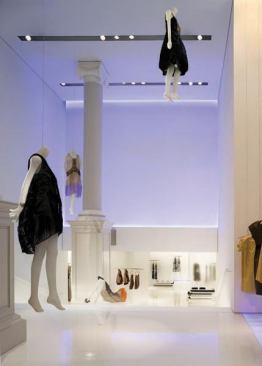 The lighting is used to simulate a range of atmospheric states from daylight to moonlight.