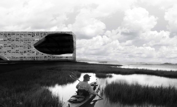 The Galveston Wetline, Wetline I, by Grant Lewis