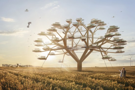 The architecture of Joint Structures features fractal geometry to minimize square footage on the ground.