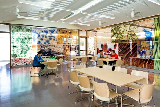 Low-iron glass’s transparency becomes even more important with treatments like digital printing and graphic interlayer film, which can be laminated between two lites of glass.