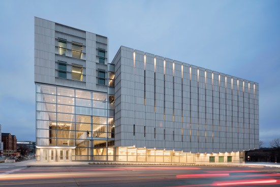 North elevation, Voxman School of Music, University of Iowa