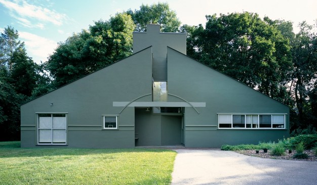 Vanna Venturi House in Chestnut Hill, built in 1989 by architect Robert Venturi.