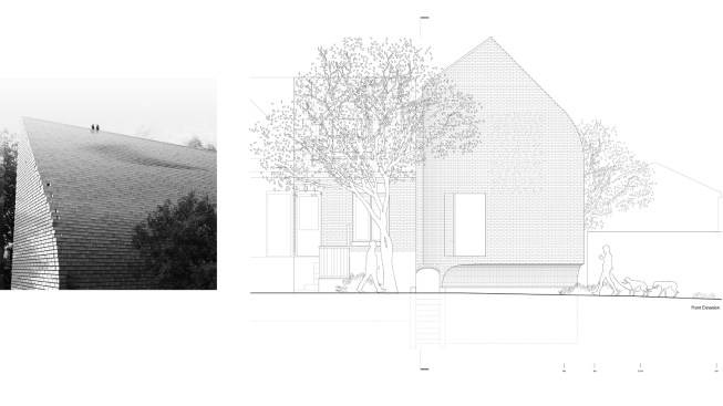The intricate brickwork details were explored through 3D digital and physical models.