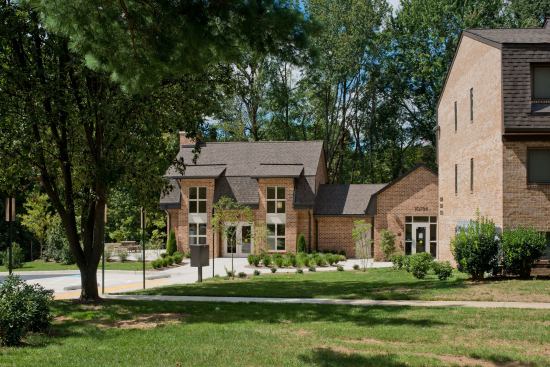 Designed by Weincek + Associates Architects and Planners of Washington, D.C., the renovation included construction of a new clubhouse, benches, picnic tables, and outdoor grills.