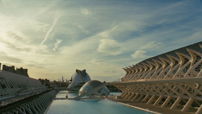 Santiago Calatrava's Arts and Sciences complex, home to Delos in season three