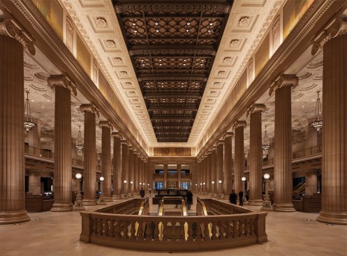 The grand banking hall.