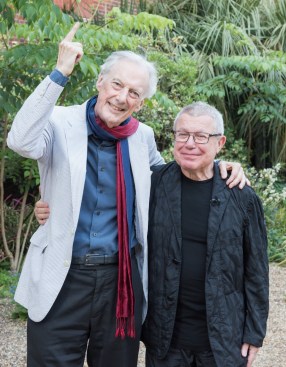 Jencks with Daniel Libeskind, FAIA, who designed a Maggie's Center in London