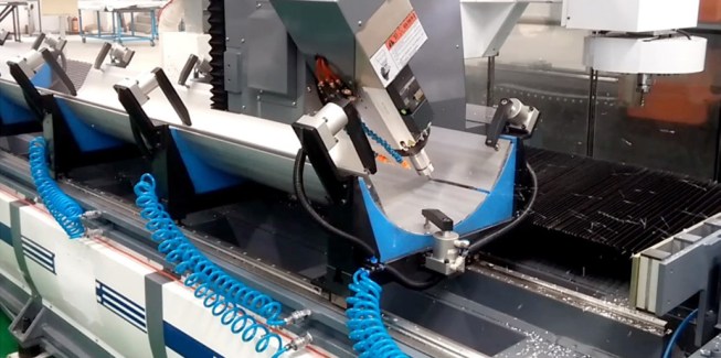 Fin fabrication and cutting, via a CNC-milling machine