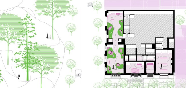 The duo designed the “Marc Camille Chaimowicz: Your Place or Mine … ” exhibition at the Jewish Museum to feel like a “picturesque walk” through the gallery.