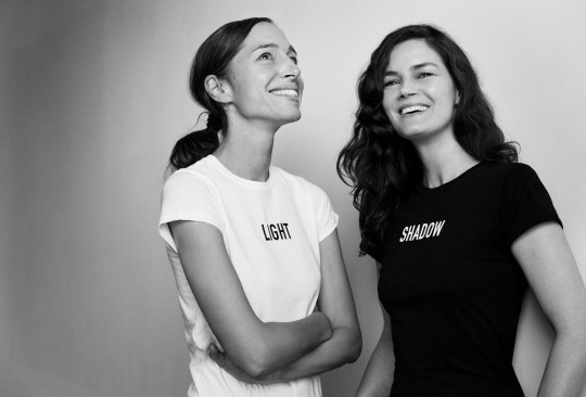 You Say Light - I Think Shadow is a book project conceptualized and visualized by artist Aleksandra Stratimiroviv (left) and graphic designer Sandra Praun (right).