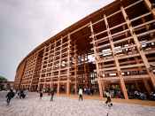 The Grand Ring, by Sou Foujimoto, is the symbol of Expo 2025 in Osaka, Japan and expresses the concept of “Unity in Diversity.”