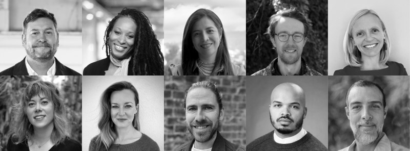 From left: (top) Andy Summers, Cecilia Cuff, Daniela Chacón Arias, Jacek Smolicki, Jennifer Hughes; (bottom) Natalia Rudiak, Julia Thayne, Oliver Wainwright, Jeremiah Ellison, Pedro Évora Amaral.